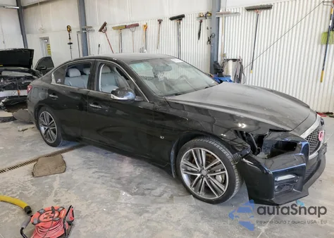 2014 Infiniti Q50 Base z USA, uszkodzony, nr VIN JN1BV7AR5EM702673